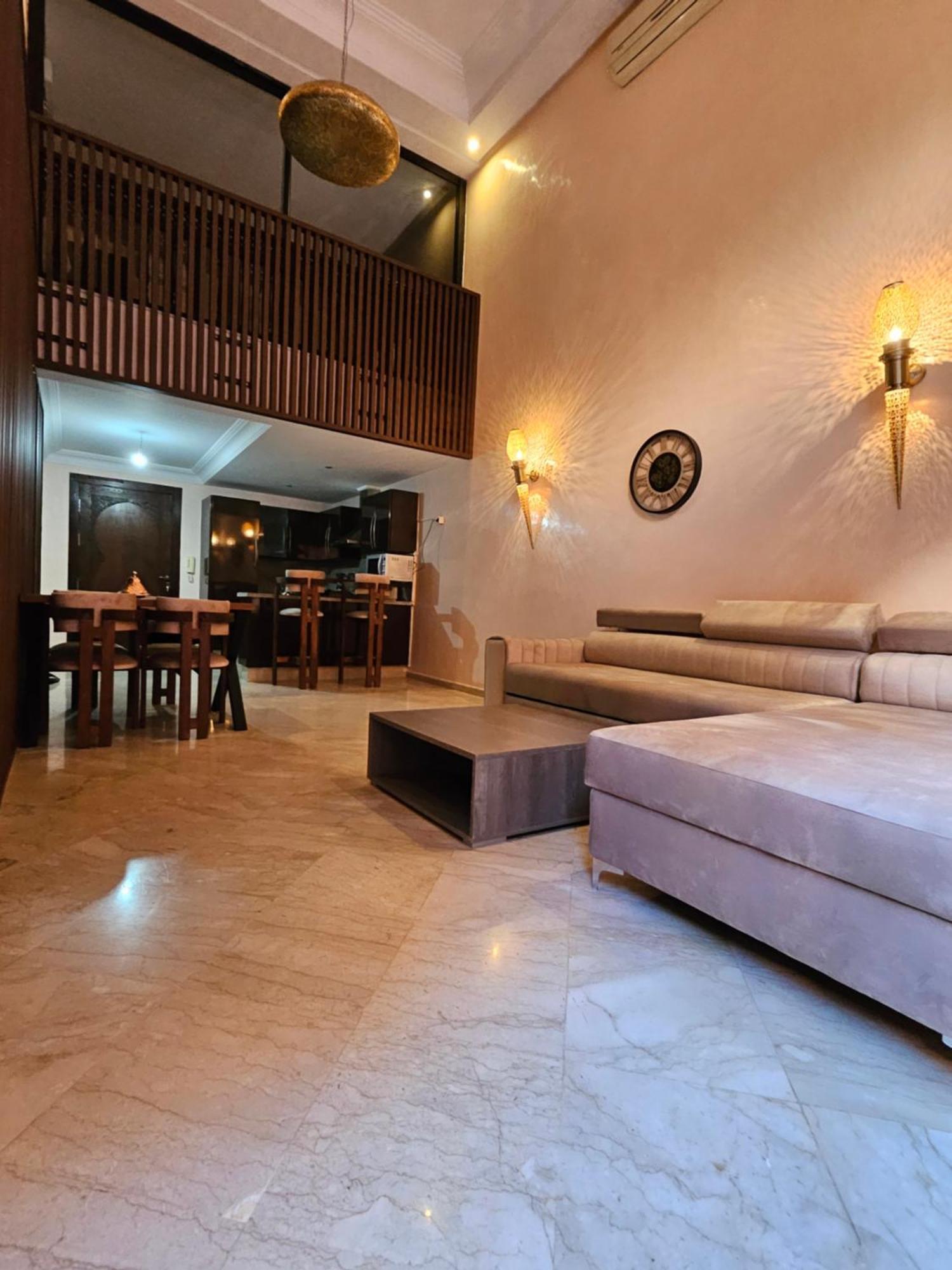 Charmant Duplex Au Coeur De Gueliz, Quartier Haut De Gamme De Marrakech Marrakesh Exterior photo
